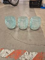 3 stuks kerst kaarsenstandaards / waxinelichthouders, Ophalen of Verzenden, Gebruikt