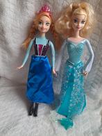 Barbie Anna en Elsa frozen, Ophalen of Verzenden, Gebruikt, Barbie