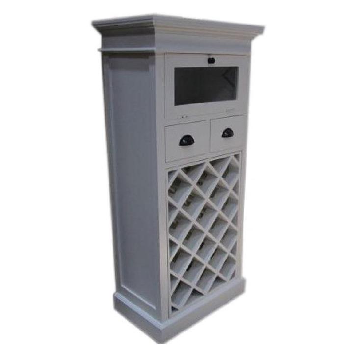 Wijnkast, Huis en Inrichting, Woonaccessoires | Wijnrekken, Nieuw, 75 cm of meer, Hout, 15 tot 25 flessen, Ophalen