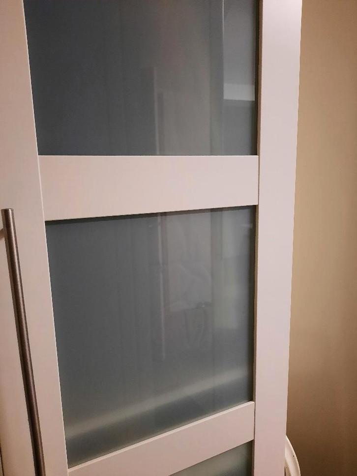 IKEA PAX BERGSBO kastdeur. frosted glas/wit 50x229 cm, Huis en Inrichting, Kasten | Kledingkasten, Zo goed als nieuw, 200 cm of meer