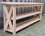 Wandkast steigerhout (180 × 75 x 40) naar wens gemaakt, Huis en Inrichting, Tafels | Sidetables, Nieuw, 25 tot 50 cm, Rechthoekig