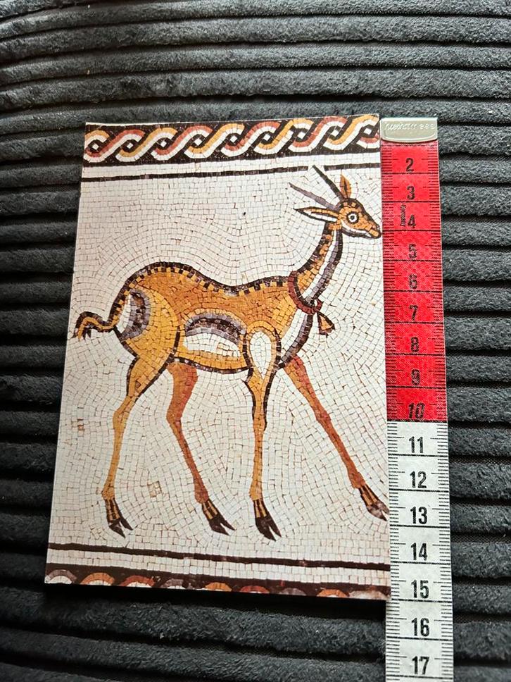 785. Kaart mosaic Gazelle Theotocos Chapel, Verzamelen, Ansichtkaarten | Themakaarten, Ongelopen, 1980 tot heden, Ophalen of Verzenden