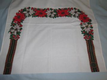 Vintage traditionele Zweedse kerststof met kerststerren 2 beschikbaar voor biedingen