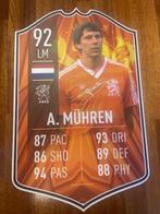 Arnold Mühren gesigneerde Nederland FIFA Kaart (XL), Verzamelen, Sportartikelen en Voetbal, Spelerskaart, Overige binnenlandse clubs