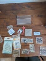 Stempel Set - Kerst, Winter, Dieren, Bloemen, Hobby en Vrije tijd, Ophalen, Zo goed als nieuw, Clearstamp