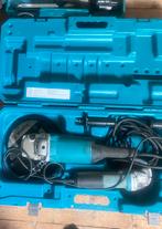 Slijptol makita set, Ophalen of Verzenden, Zo goed als nieuw, Minder dan 700 watt, Haakse handslijpmachine