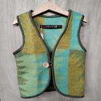 Gilet 110/116 gemaakt van wollen deken. Vintage, retro,boho, Kinderen en Baby's, Nieuw, Ophalen of Verzenden