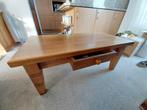 Handgemaakte Eiken Salontafel, Huis en Inrichting, Tafels | Eettafels, Ophalen, Gebruikt, 100 tot 150 cm, Eikenhout
