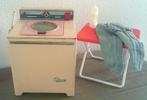 automatic vintage mini blikken roze barbie wasmachine 70, Ophalen of Verzenden