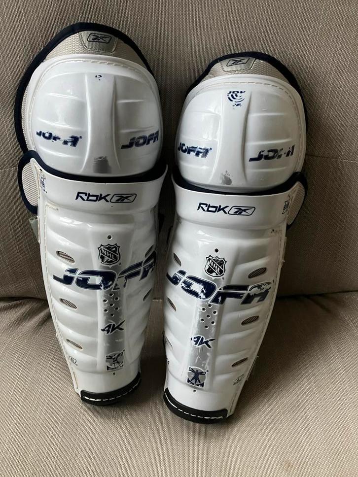 Jofa RBK 4K Scheenbeschermers XL Heren - 15 inch, Sport en Fitness, IJshockey, Gebruikt, Bescherming, Ophalen of Verzenden