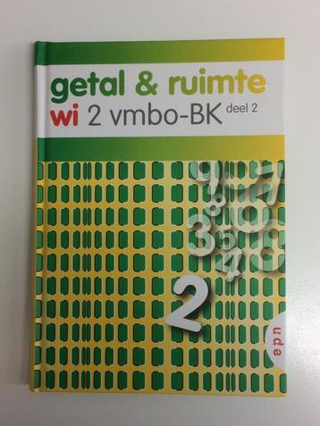 wiskunde: Getal & Ruimte 2 vmbo-BK - div. delen/werkboeken beschikbaar voor biedingen