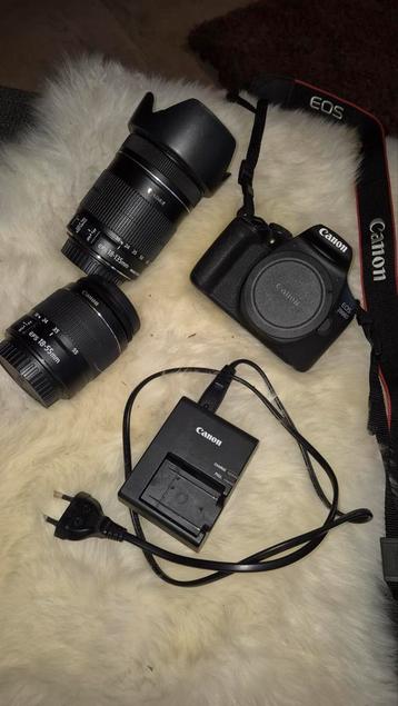 Canon 2000D met 2 lenzen en accessoires beschikbaar voor biedingen