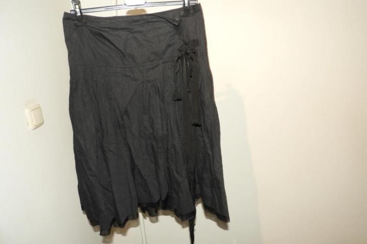 Pauw Amsterdam rok kreukel effect overslag model mt 3/40, Kleding | Dames, Rokken, Zo goed als nieuw, Maat 38/40 (M), Overige kleuren