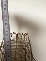 Vintage Metalen Mand - Gouden Draadmand, Overige materialen, Gebruikt, Mand, Ophalen of Verzenden