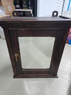 Antiek medicijnkastje met spiegel, Antiek en Kunst, Antiek | Meubels | Kasten, Ophalen of Verzenden