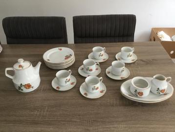 Vintage 6-persoons Ontbijtservies Chodziez Pools beschikbaar voor biedingen