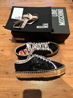 Moschino Espadrilles Pailletten - Nieuw in Doos! Maat 36, Ophalen of Verzenden, Nieuw, Zwart, Espadrilles of Moccasins