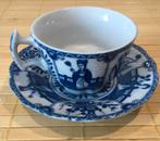 Antieke Chinees porselein blauwwit kop en schotel. Gemerkt!, Ophalen of Verzenden