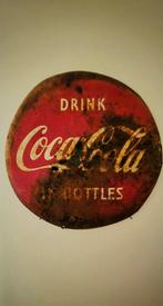 Origineel, vintage, Amerikaans Coca-Cola reclamebord, Verzamelen, Ophalen of Verzenden, Gebruikt, Reclamebord