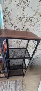Zwarte Ikea stellingkast FJÄLLBO   51 x 136 cm, Huis en Inrichting, Kasten | Stellingkasten, Ophalen, Zo goed als nieuw