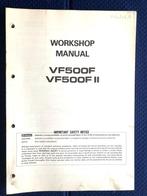 Honda VF500F VF500 F2 1984-1985 Service Manual, Verzenden, Honda