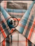 northwest overhemd. maat 41. nieuw, Kleding | Heren, Overhemden, Ophalen of Verzenden, Nieuw, Blauw, Halswijdte 41/42 (L)
