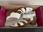 Witte sandalen, Vabeene, maat 38, Kleding | Dames, Schoenen, Wit, Zo goed als nieuw, Vabeene, Sandalen of Muiltjes