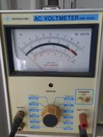 voltmeter, Ophalen, Gebruikt, Audio