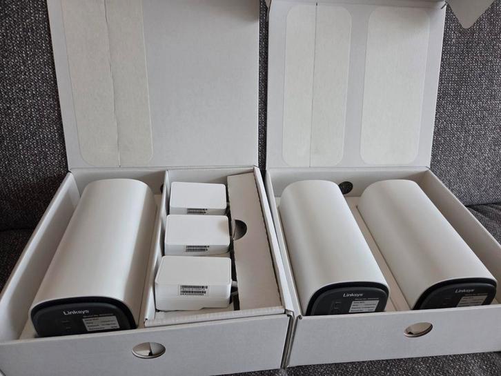 Linksys MX6203 3-Pack WiFi Systeem - Nieuw - Overal WIFI !, Computers en Software, Accesspoints, Nieuw, Ophalen of Verzenden