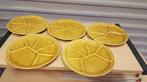 borden 5 stuks, 6 vakken vintage, Huis en Inrichting, Keuken | Servies, Ophalen of Verzenden, 'T Olde Gre-j, Info@toldegrej.nl