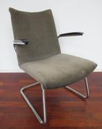 Buisframe fauteuil van Gebr. De Wit Schiedam, model 4014, Ophalen, Gebruikt, 50 tot 75 cm, 75 tot 100 cm