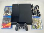 Playstation 4 console 500 GB + Controller en 3 games - PS4, Onbekend, Ophalen of Verzenden, Sony, Onbekend