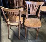 5 leuke houten horeca Thonet café kroeg stoelen, Vijf, Zes of meer stoelen, Gebruikt, Bruin, Hout