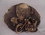 Nieuwe stoere metalen buckle gesp voor riem afbeelding motor, Ophalen of Verzenden, Nieuw, Overige kleuren, Losse buckle of gesp