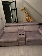 Relaxbank 2-persoons met USB-lader en bekerhouders, Huis en Inrichting, Banken | Bankstellen, Ophalen, Gebruikt, 100 tot 125 cm