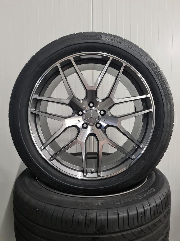 21' Mercedes GLE W166 GL X166 Velgen met zomerbanden, Auto-onderdelen, Banden en Velgen, Banden en Velgen, Zomerbanden, 21 inch