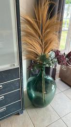 Wijnfles, Huis en Inrichting, 50 tot 75 cm, Ophalen of Verzenden, Groen, Glas