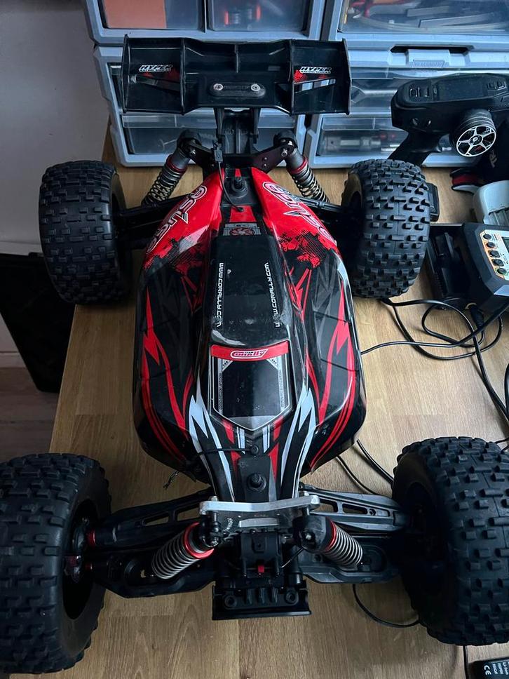 Team Corally Asuga/Kagama RC Auto, Hobby en Vrije tijd, Modelbouw | Auto's en Voertuigen, Gebruikt, Auto, Groter dan 1:32, Overige merken