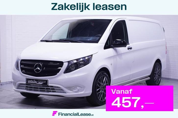 Mercedes-Benz Vito 114 CDI 136 pk Lang Airco, 19"LMV Sidebar, Auto's, Bestelauto's, Bedrijf, Lease, Financial lease, ABS, Airbags