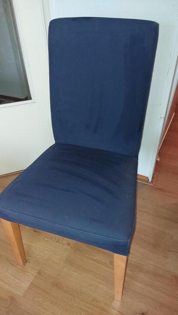 Ikea stoelen Hendriksdal blauwe bekleding beschikbaar voor biedingen