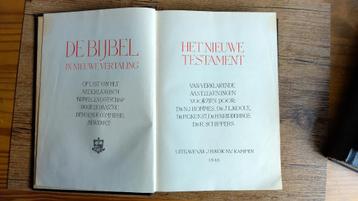 Bijbel Oude en Nieuwe Testament met verklaring beschikbaar voor biedingen
