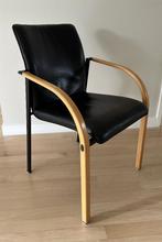 4 Leolux Cimaronne eetkamerstoelen, Huis en Inrichting, Stoelen, Ophalen, Zwart, Vier, Modern