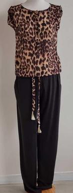 Ambika geweldige zwarte jumpsuit met dieren print mt. S, Kleding | Dames, Jumpsuits, Maat 38/40 (M), Zwart, Ophalen of Verzenden