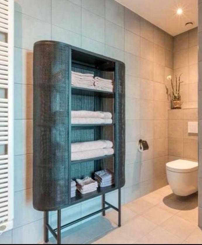 Badkamerkast webbing/ riet, rotan NIEUW!, Huis en Inrichting, Kasten | Overige, Nieuw, Ophalen