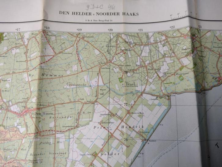 9 D en G Den Helder en Noorder Haaks Oudeschild 1961, Antiek en Kunst, Kunst | Litho's en Zeefdrukken, Ophalen of Verzenden
