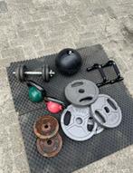 gewichten fitness fitnessbal, dumbbell, pushup steun, Ophalen of Verzenden, Gebruikt, Benen, Overige typen
