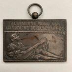 MEDAILLON/PENNING UIT 1929 ALG. B. MANDOLINE GEZELSCHAPPEN, Ophalen of Verzenden, Brons, Nederland