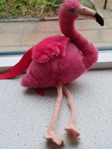 Flamingo van IKEA zacht velours meet ca 45 cm beschikbaar voor biedingen