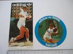 sticker oud IVAN LENDL Adidas tennis legend 2 x retro, Verzamelen, Verzenden, Zo goed als nieuw, Bedrijf of Vereniging