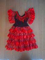 Spaans jurkje carnaval maat 98 - 104, Ophalen, Zo goed als nieuw, 104 of kleiner, Meisje